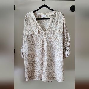 Calvin Klein Sheer Top